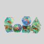 Custom Resin DND Dice Set - Sharp Edge Fish Dice