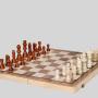 Custom Wooden 2-in-1 Magnetic Chess Set