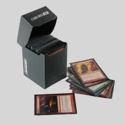 Custom Black PP Card Game Box Deck Box - HENWEI