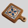 Wooden Coasters - Square Retro Dining Mat, Heat Resistant