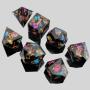 Colorful Resin DND Dice Set - Free Story RPG Table Games