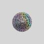 HS DICE D100 Hollow Metal Polyhedral Dice