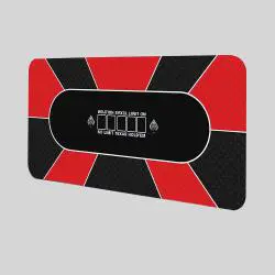 Custom Texas Hold'em Poker Mat - Personalized Size