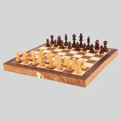 3 in 1 Chess Set Wooden Folding Game Board