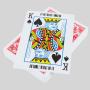 Custom Plastic Casino Poker Cards - Jumbo, Waterproof, Logo Printing