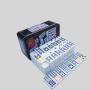 Classic Adult Dominoes Game Set - Tin Box, Family Fun 9 Dominoes