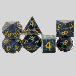 D&D Sharp Edge Resin Dice Set - 7pcs