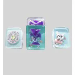 Sky Blue Mahjong Resin Flatbacks - DIY Accessories