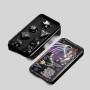 Metal DND Dice Set - Black & Purple Polyhedral Dice