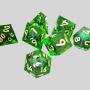 Green Dragon Eye Resin Dice Set - D&D RPG Wholesale