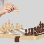 Magnetic Wooden Chess Set - Folding Board Wholesale