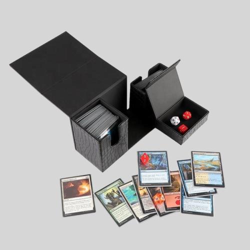 Custom PU Leather Card Box - MTG Yugioh TCG Deck Box