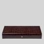 Luxury Leather Backgammon Set - 17 Inch Kids & Adults Game