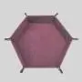 Hexagonal Dice Tray Storage Box - PU Leather Velvet Hexagonal Dice Tray Storage Box - PU Leather Velvet