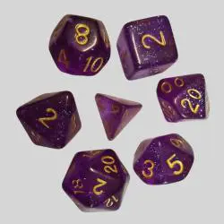 Acrylic Resin Dice Set - Custom RPG Polyhedral Dice