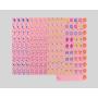 Custom Petal Pink Mahjong Tiles Set - YUDA MJ7 Game Board