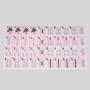 Custom Pink Blue Mahjong Tiles - Acrylic Game Set