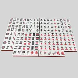 Mahjong Set - 156 Tiles, Malaysia/Singapore, Blue or Green