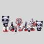 DND Skull Resin Dice Set - Transparent Halloween Board Game