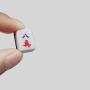 Mini ABS Mahjong Set, Custom Travel, PVC Box, 144 Tiles
