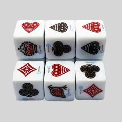 Custom Acrylic Polyhedral D6 Dice - Yongchuang Brand