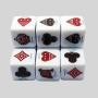 Custom Acrylic Polyhedral D6 Dice - Yongchuang Brand