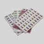 Fashion Crystal Mahjong Set - Many Colors, OEM ODM