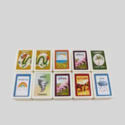 Colorful Kids Board Game Tiles Educational Sticker Set