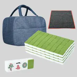 Chinese Mini Mahjong Tiles - Travel Game Set