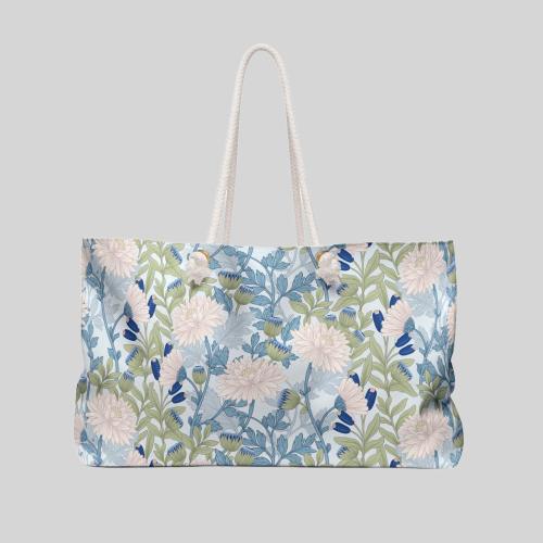 Mahjong Tote Bag - Canvas Storage for Tiles & Accessories