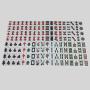 CN Mahjong Set 144 Tiles Multiplayer Party Games