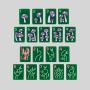 Travel Family Mahjong Game - Two-Tone Tiles Board Game