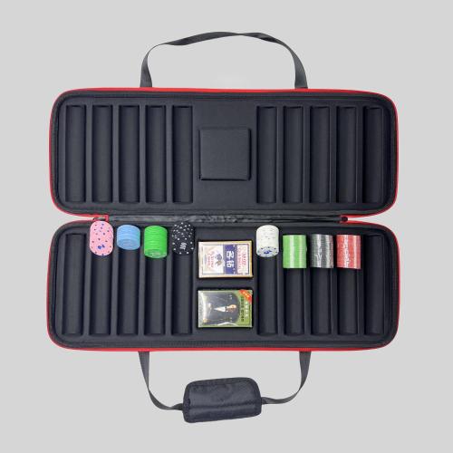 Poker Chip Case - EVA Tray Casino Game Storage Bag
