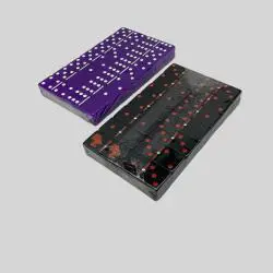 Custom Adult Dominoes Set - 28 Colored Tiles