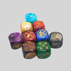 Custom D&D Dice Set - Wholesale Polyhedral Dice Cheap Price