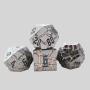 DND Metal Stripe Dice - Custom D&D Game Dice