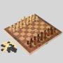 Custom Magnetic Wooden Chess Set Folding Board Game