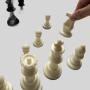 Tournament PU Leather Chess Board Set - Roll Up Game Mat
