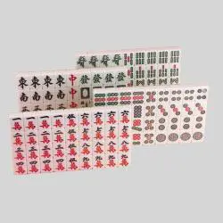 Mahjong Tiles Set - 144/168pcs, Sanzheng Melamine