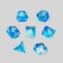 Custom Double Color Polyhedral Dice Set