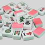 Mahjong Set - 144 Tiles, Pink & Blue, SMH Game