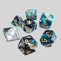 Custom DND Polyhedral Dice Set - 7pcs Acrylic Multi Color Dice