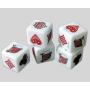 Custom Acrylic Polyhedral D6 Dice - Yongchuang Brand