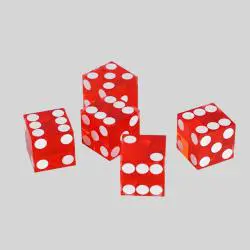 YH Acrylic Dice - 6-Sided Casino Dice for Craps Game