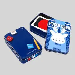 Custom Tarot Card Tin Box Luxury Playing Cards Packaging