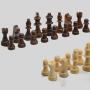 Octagonal Magnetic Wooden Chess Set - 35x35cm