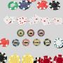 Mini Planet 10g Clay Poker Chips - 40mm, Custom Logo Casino Chips