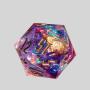 Udixi Polyhedron D20 Dice - Resin RPG Logo