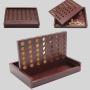 Four in a Row Family Game - Eco-Friendly Bamboo & Plastic