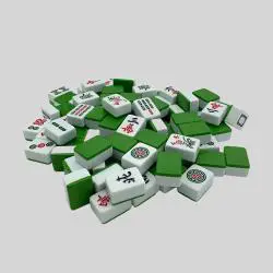 Mini Mahjong Set - Travel Game with Racks & Mats